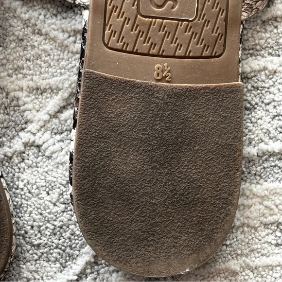 Sam Edelman Circus Cherri Snakeskin Slide Sandals Size 8.5 - Picture 6 of 7